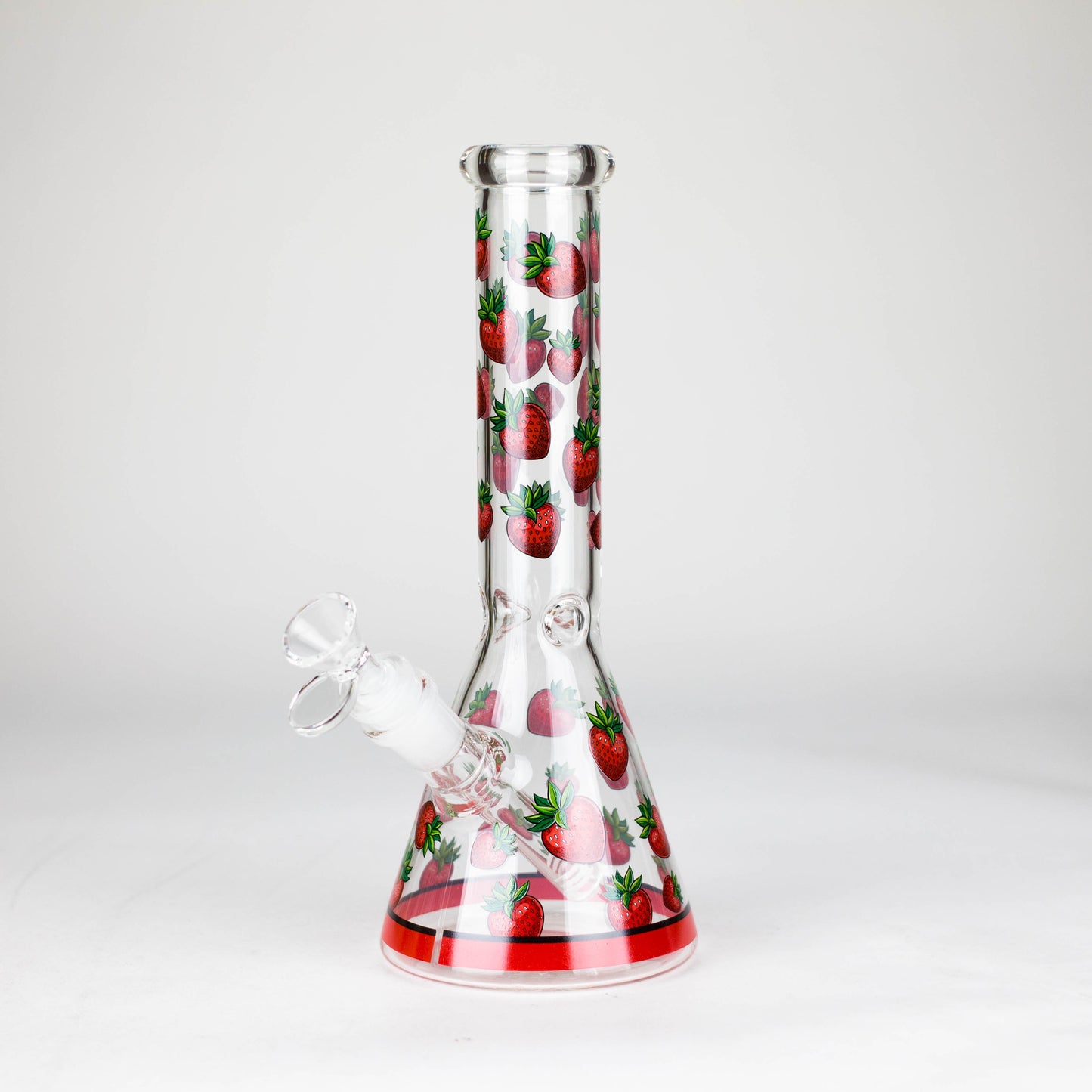 10" Glass Bong With Fruit Design_11