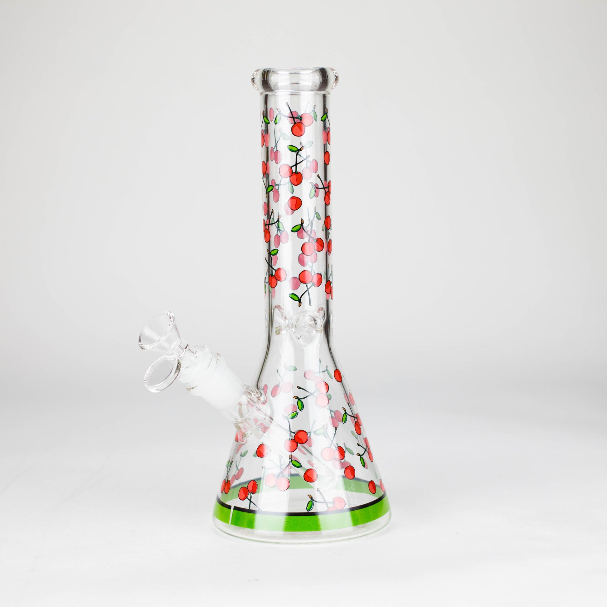 10" Glass Bong With Fruit Design_13