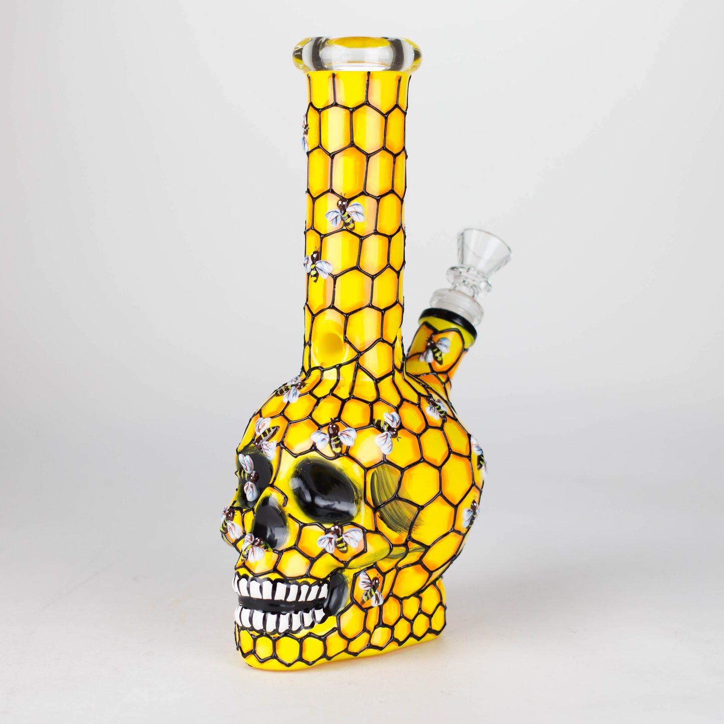 9" Sugar Skull-Themed glass bong [SK Series]_4