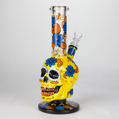 10" Sugar Skull-Themed glass bong [SK Series]_6