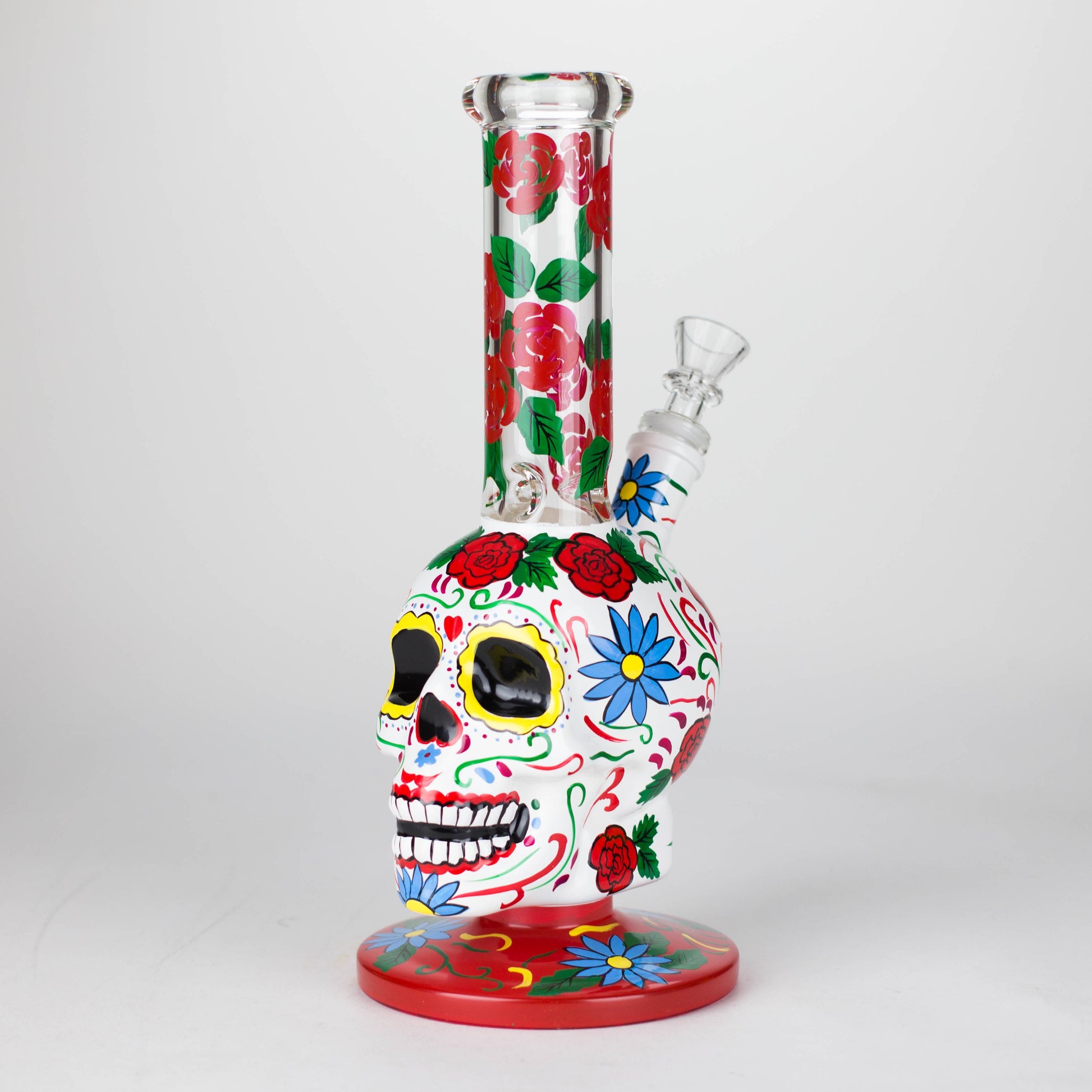 10" Sugar Skull-Themed glass bong [SK Series]_8