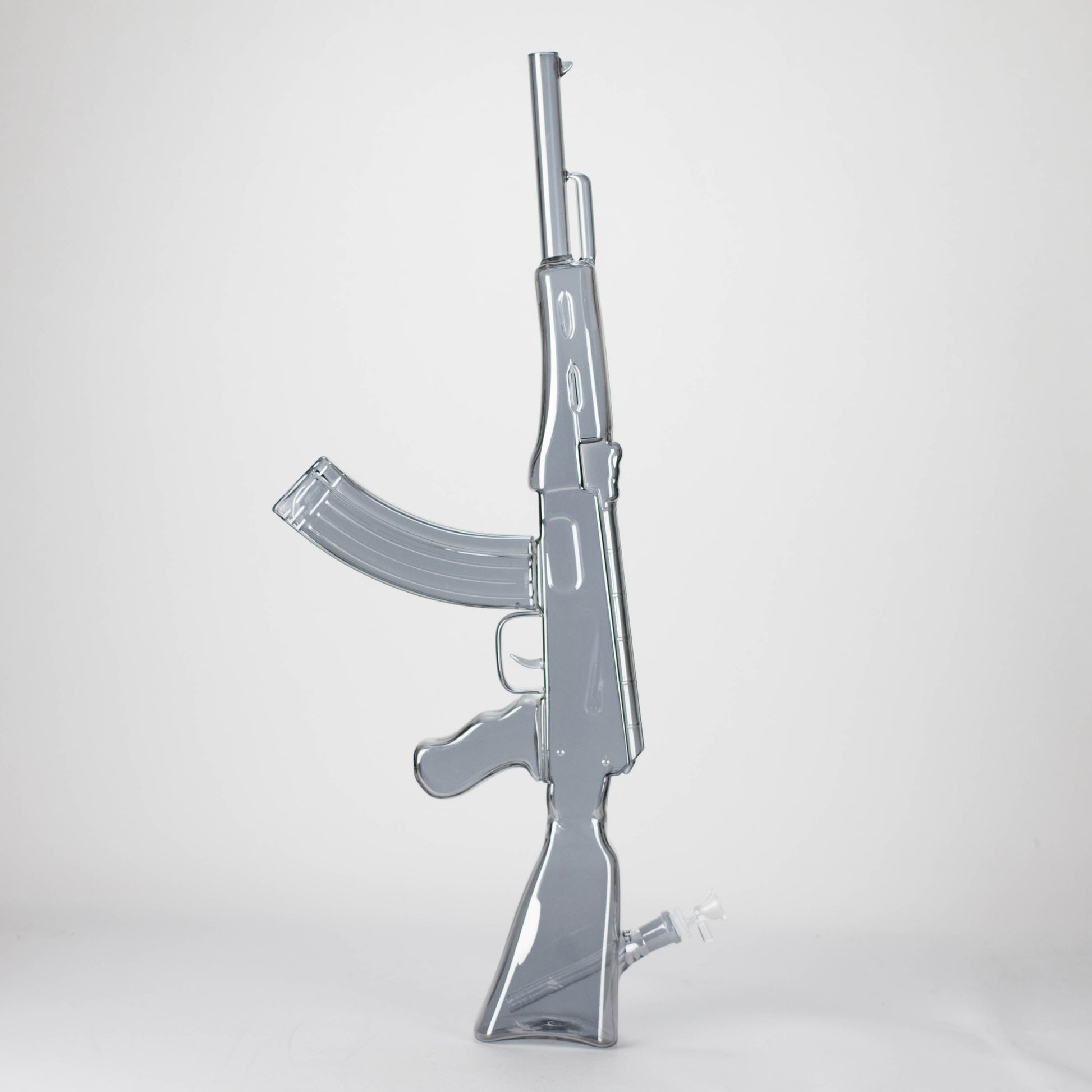 27" Electroplated AK-47 Design Glass Bong with Display Stand [GU001]_5