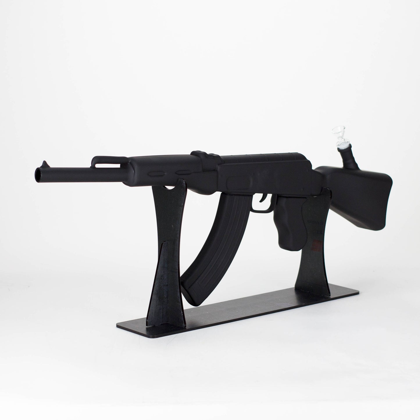 27" Painted AK-47 Design Glass Bong with Display Stand [GU005]_2