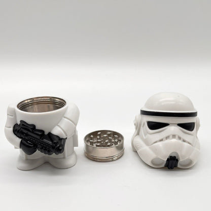 2-Layer Zinc Alloy Cartoon Herb Grinder – 55mm Diameter