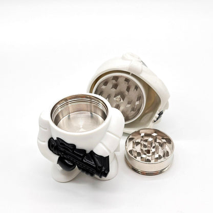 2-Layer Zinc Alloy Cartoon Herb Grinder – 55mm Diameter