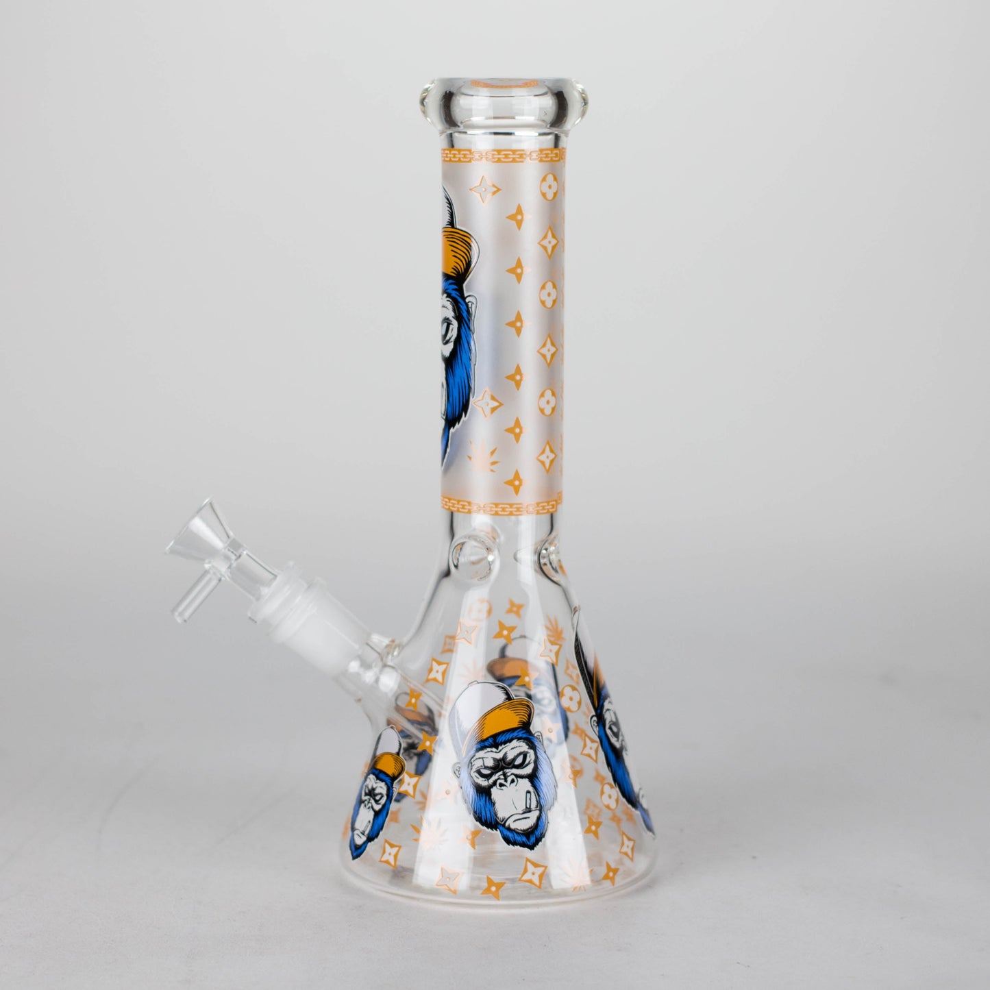 10" Gorilla Designs Glow In The Dark beaker bong In the Box