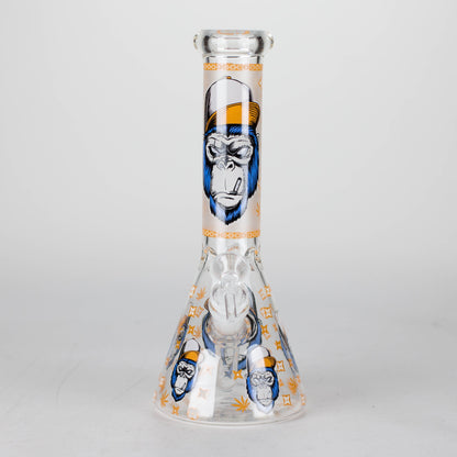 10" Gorilla Designs Glow In The Dark beaker bong In the Box