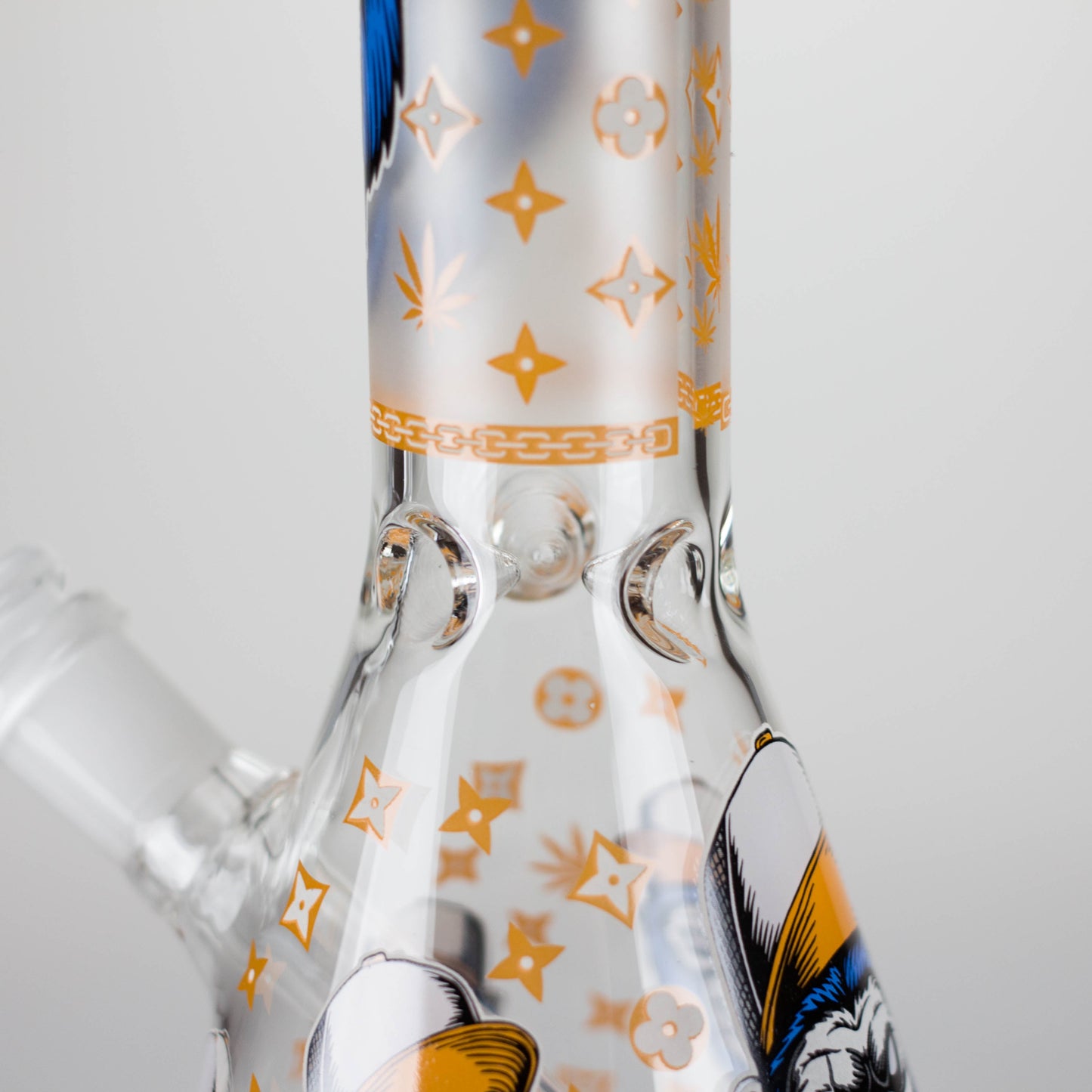 10" Gorilla Designs Glow In The Dark beaker bong In the Box