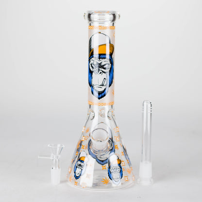 10" Gorilla Designs Glow In The Dark beaker bong In the Box