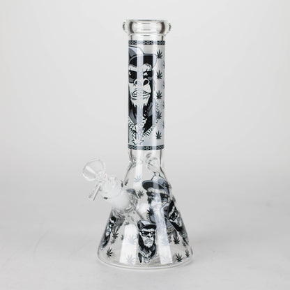 10" Gorilla Designs Glow In The Dark beaker bong In the Box