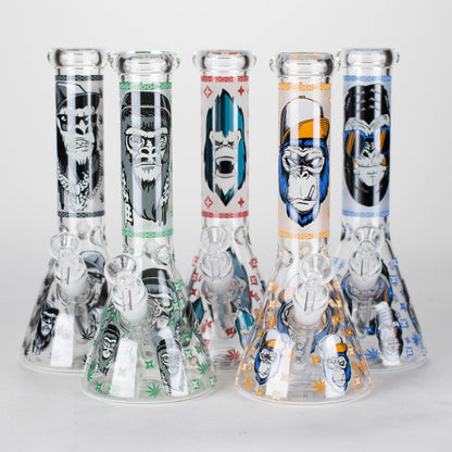 10" Gorilla Designs Glow In The Dark beaker bong In the Box