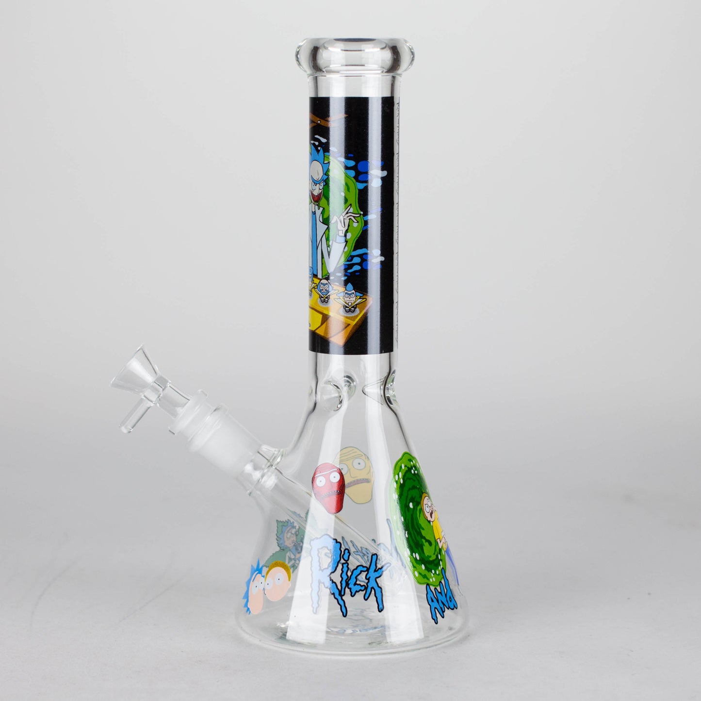 10" Cartoon Designs Glow In The Dark beaker bong In the Box