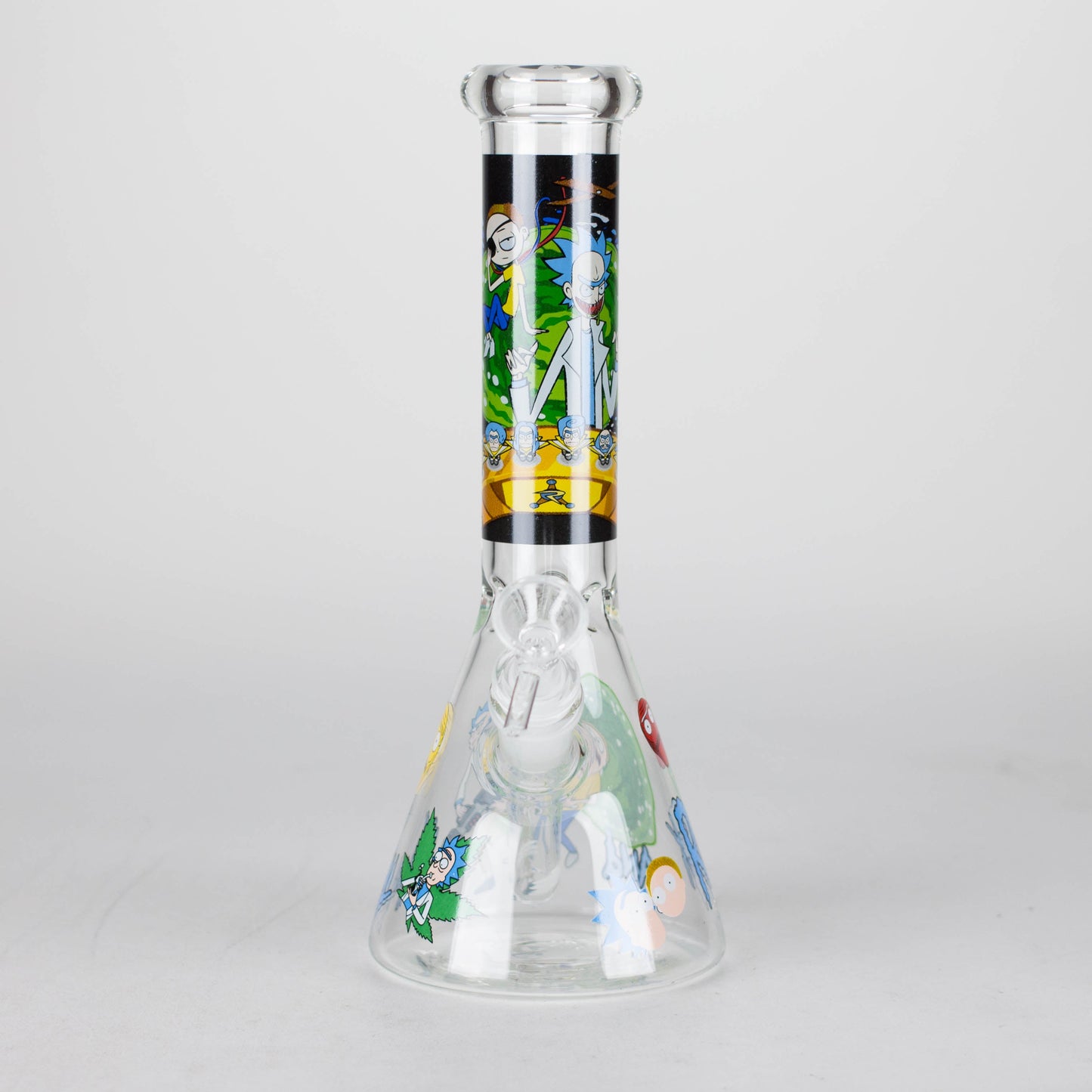 10" Cartoon Designs Glow In The Dark beaker bong In the Box