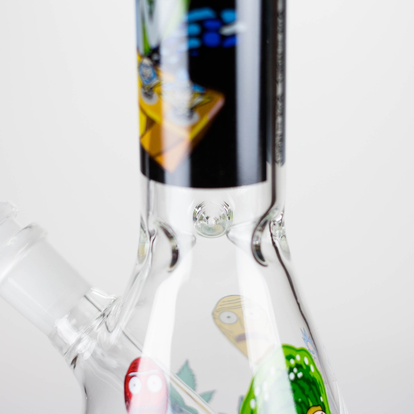 10" Cartoon Designs Glow In The Dark beaker bong In the Box