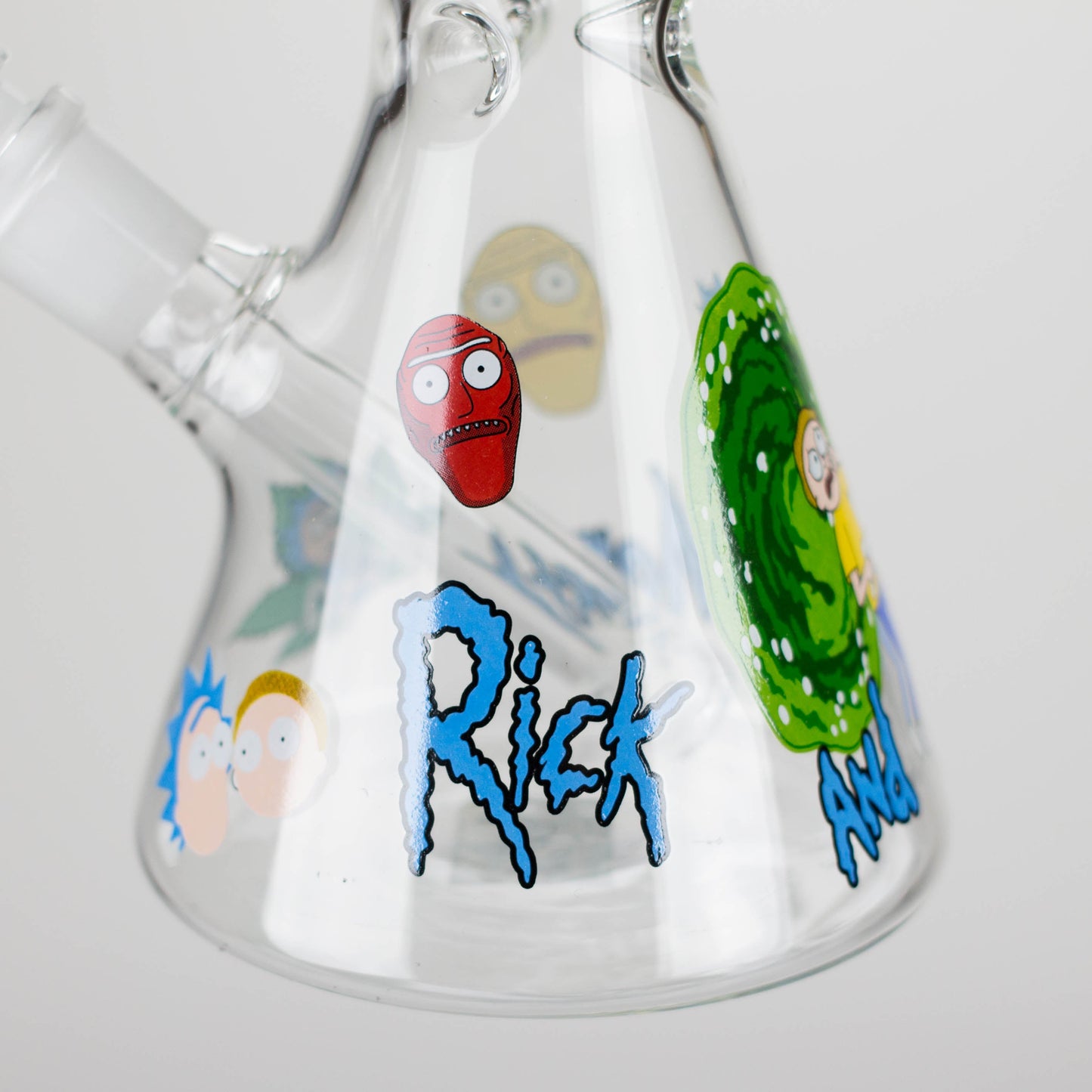 10" Cartoon Designs Glow In The Dark beaker bong In the Box