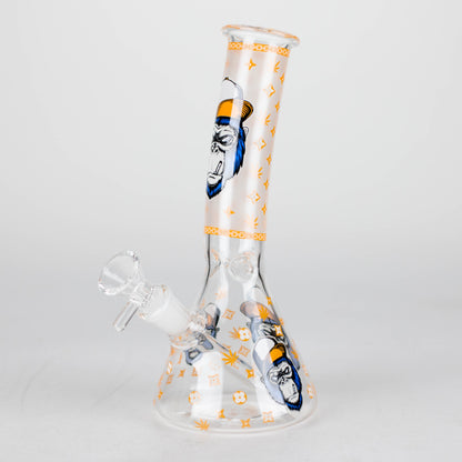 8.5" Gorilla Designs Glow In The Dark beaker bong In the Box