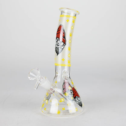 8.5" Gorilla Designs Glow In The Dark beaker bong In the Box