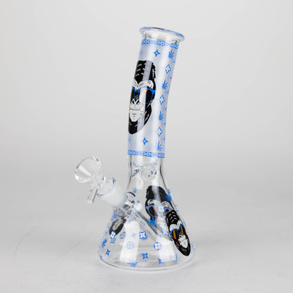 8.5" Gorilla Designs Glow In The Dark beaker bong In the Box