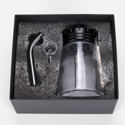 6" Glass Bong with Aluminum Cap