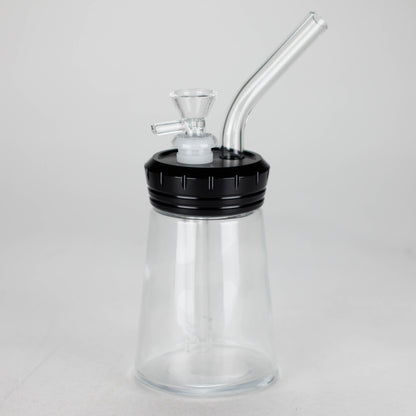 6" Glass Bong with Aluminum Cap