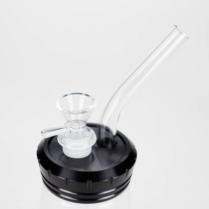 6" Glass Bong with Aluminum Cap