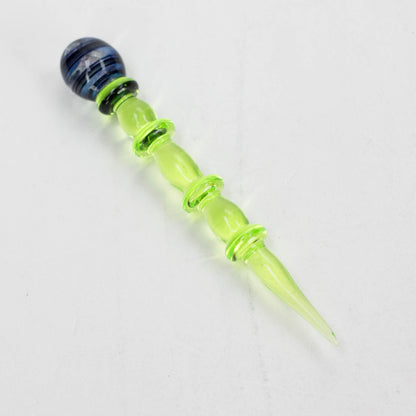 Shine glassworks | coloured Dabber with Dichro End-Made In Canada
