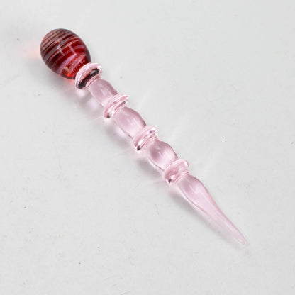Shine glassworks | coloured Dabber with Dichro End-Made In Canada