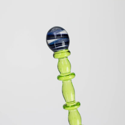 Shine glassworks | coloured Dabber with Dichro End-Made In Canada
