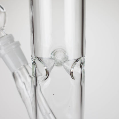 12" Clear Straight Tube Bong