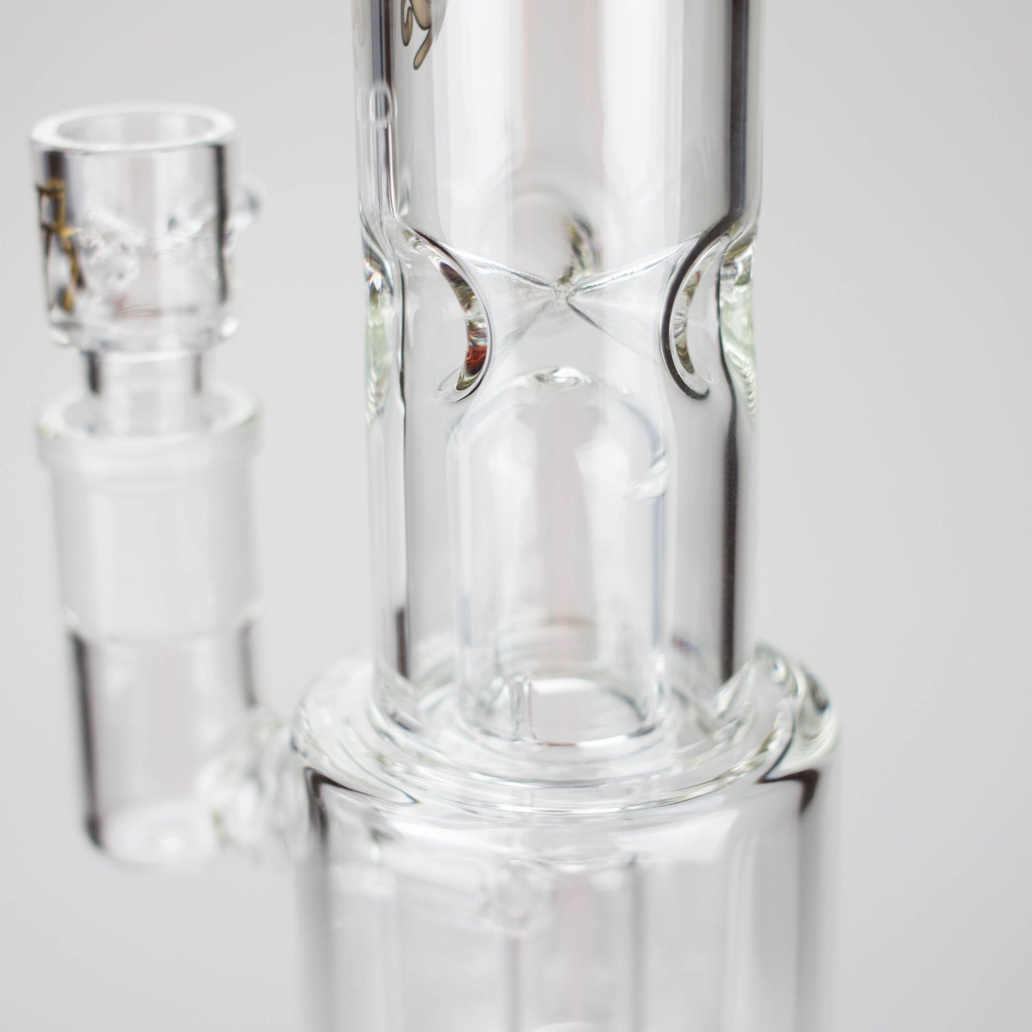 Tech Tubes | 14" Circ Cannon Clear Glass Bong