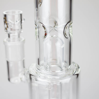 Tech Tubes | 14" Circ Cannon Clear Glass Bong