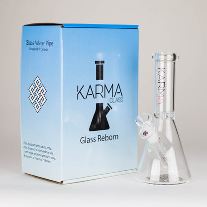Karma | 9" Skinny Beaker Glass Bong