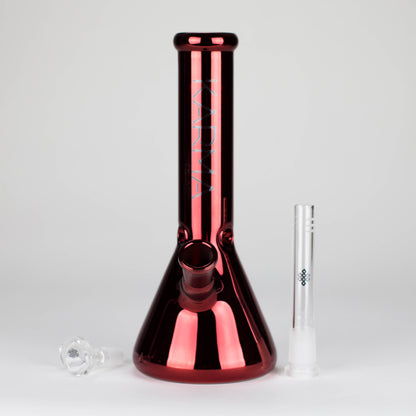 Karma | Glass Bong 9" Beaker Metallic