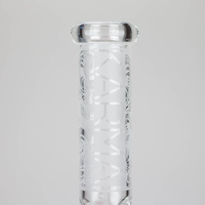 Karma | 9" Beaker Sandblasted Glass Bong