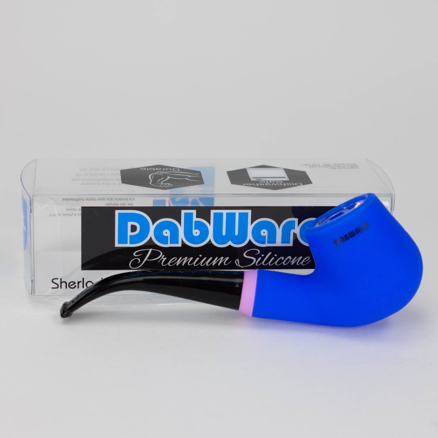 Dabware | Silicone Pipe Platinum Sherlock