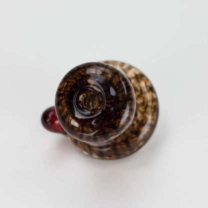 Shine Glassworks | Large Latticino Directional Carb Cap - Made in Canada