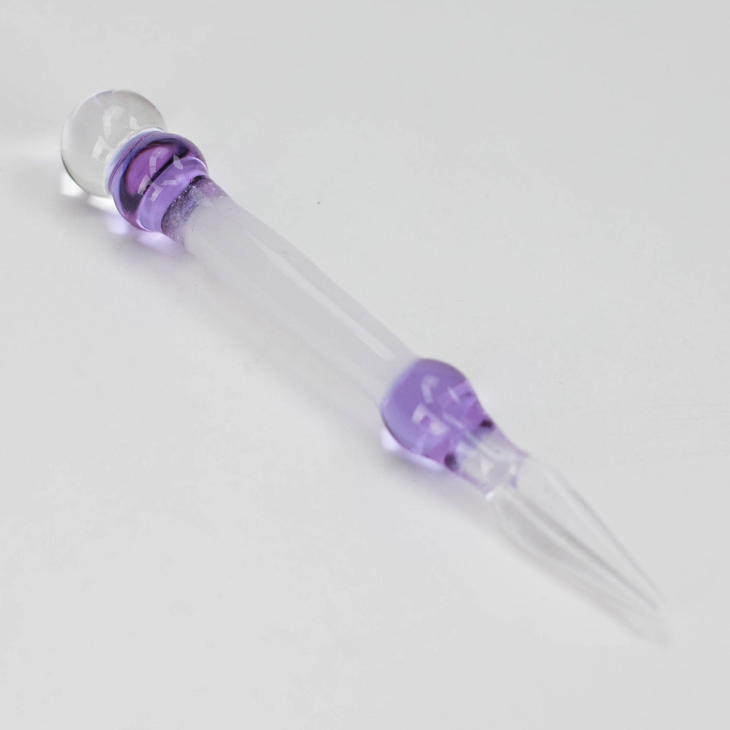 Shine glassworks | Glow in the dark Dabber with Small opal-Made In Canada