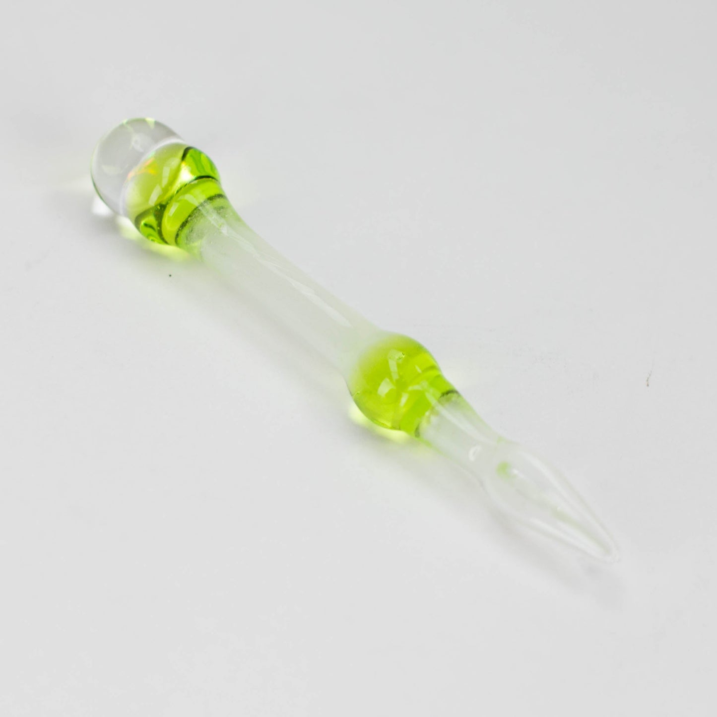 Shine glassworks | Glow in the dark Dabber with Small opal-Made In Canada
