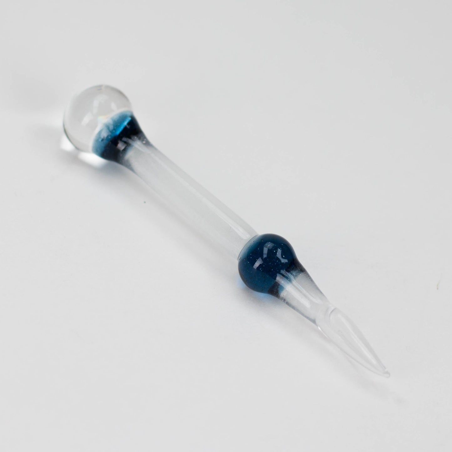 Shine glassworks | Glow in the dark Dabber with Small opal-Made In Canada
