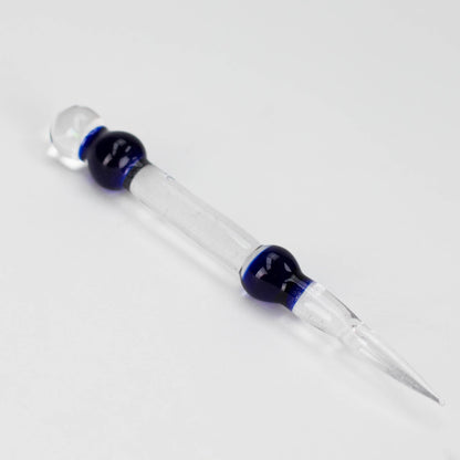 Shine glassworks | Glow in the dark Dabber with Small opal-Made In Canada