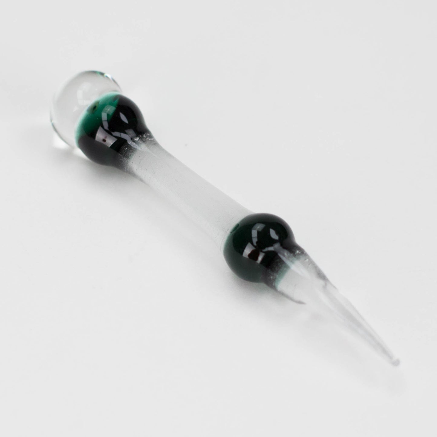 Shine glassworks | Glow in the dark Dabber with Small opal-Made In Canada