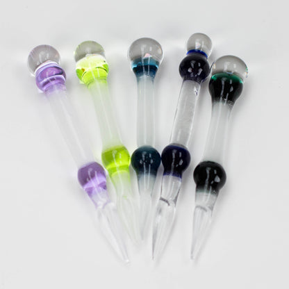 Shine glassworks | Glow in the dark Dabber with Small opal-Made In Canada