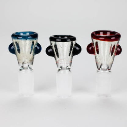 Shine Glassworks | UV Flare Bowl with Lip Wrap  - Made in Canada
