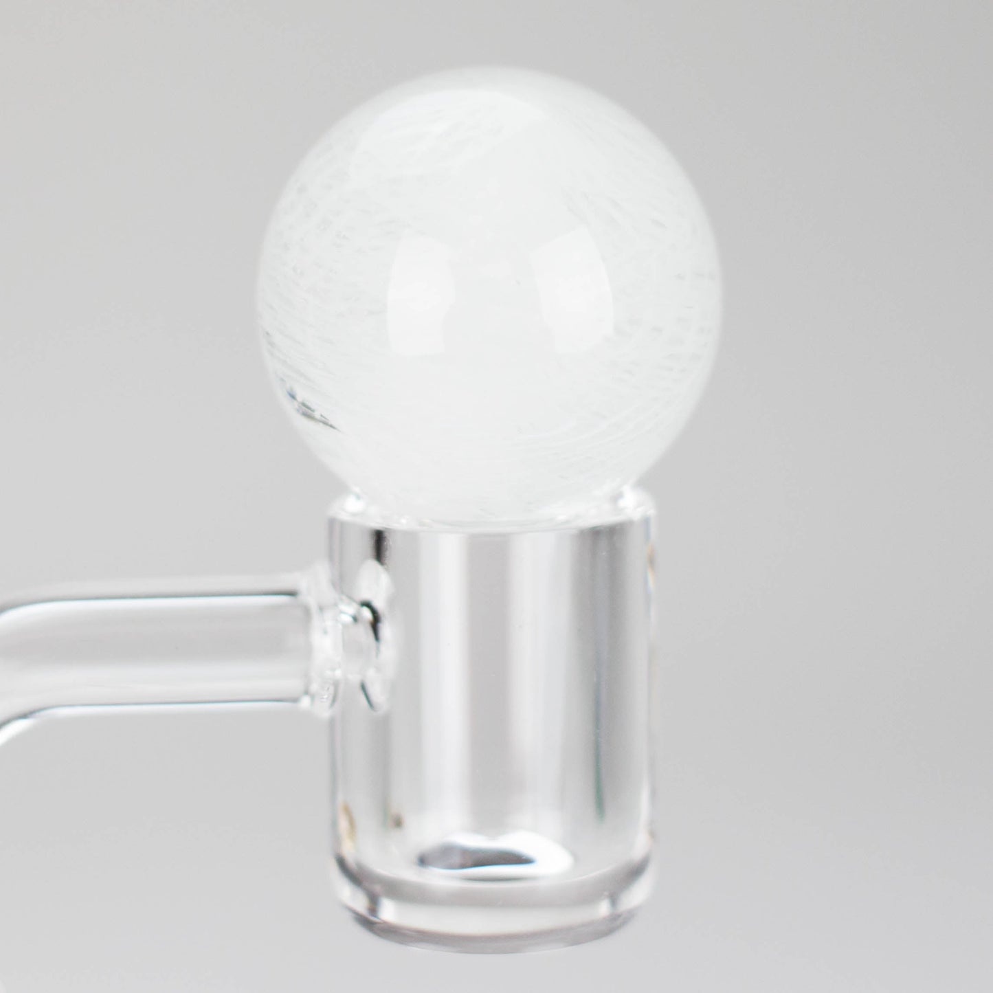 Shine Glassworks | Latticino Marble Carb Cap - Made in Canada