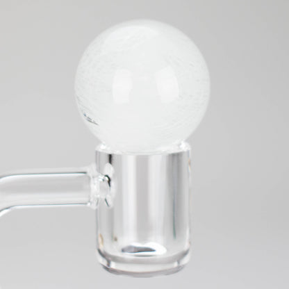 Shine Glassworks | Latticino Marble Carb Cap - Made in Canada