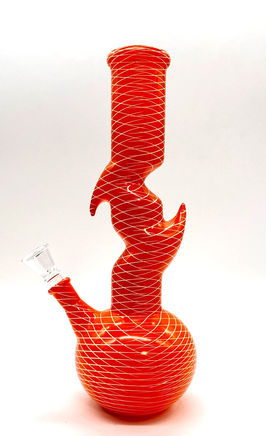 9.5" Zig-zag Designed Bong - Assorted Color