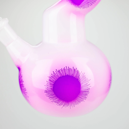 9.5" Flower Designed Bong - Assorted Color