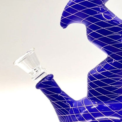 9.5" Zig-zag Designed Bong - Assorted Color