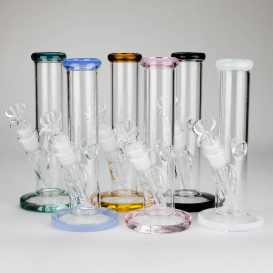 8" Glass Straight Bong