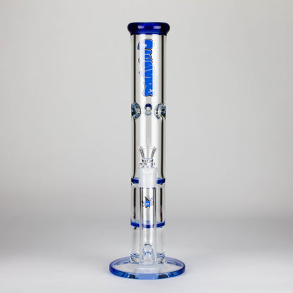 Ganjavibes | Honeycomb 14" Two Disk Percolator Glass Bong By Irie Vibes Series
